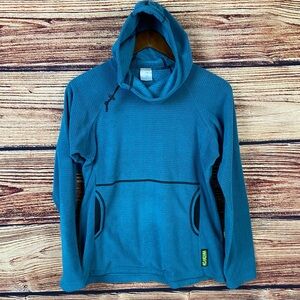 Melanzana Blue Micro Grid V1 Hoodie